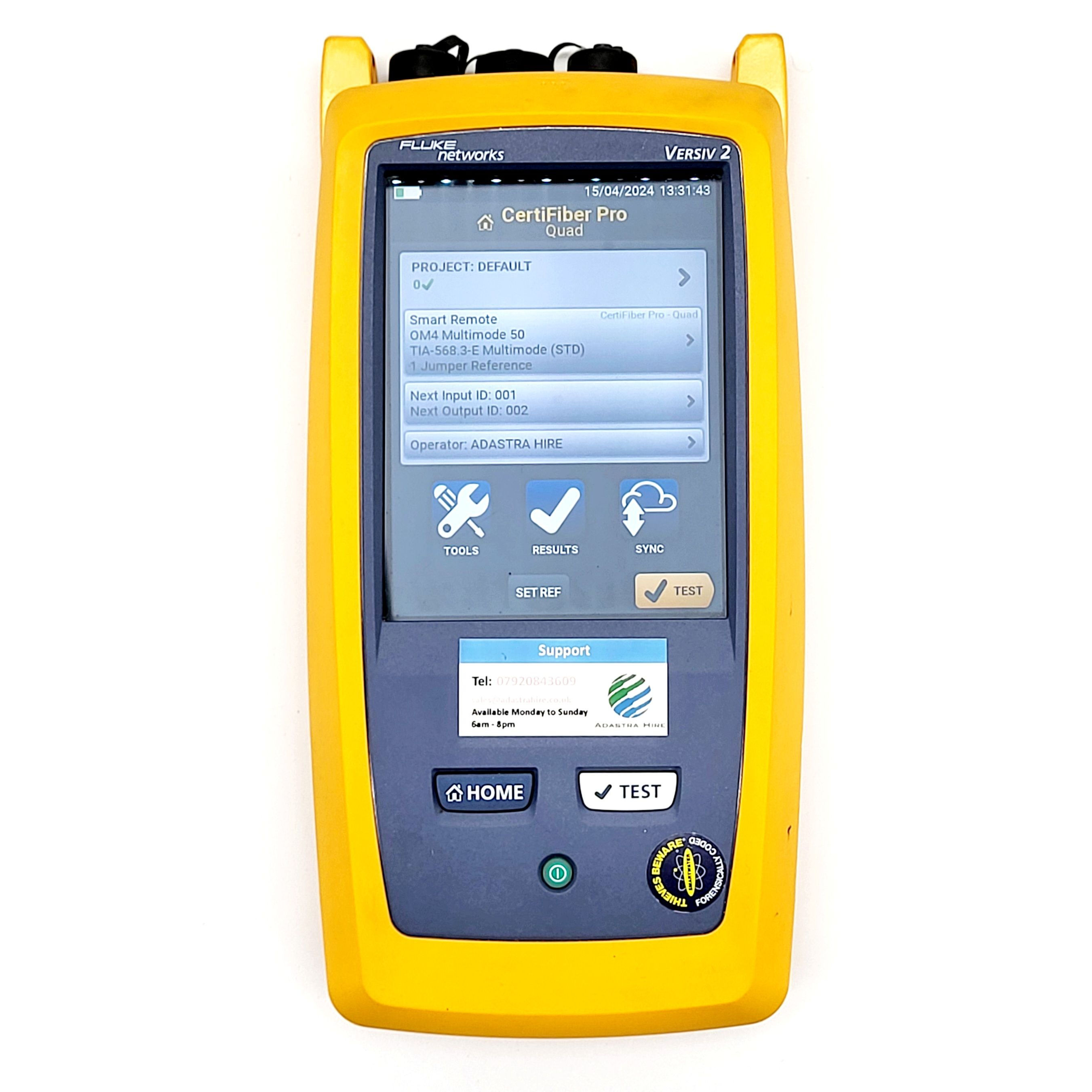 Fiber Certification Equipment